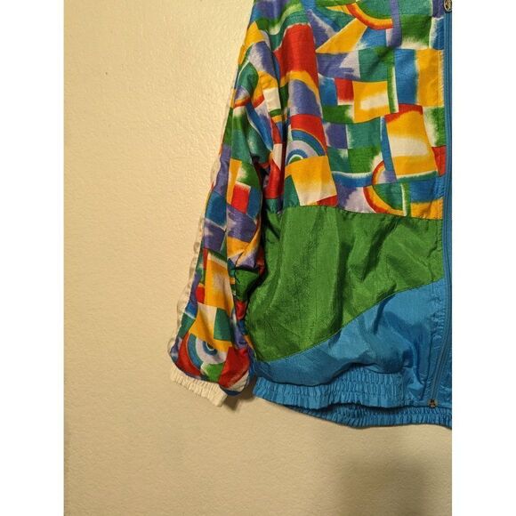 Colorful Geometric Women's Jacket - Picture 9 of 16